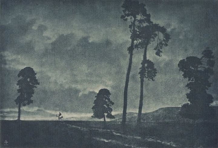 Theodor and Oscar Hofmeister, The Solitary Horseman, 1904 Theodor and Oscar Hofmeister, The Solitary Horseman, 1904